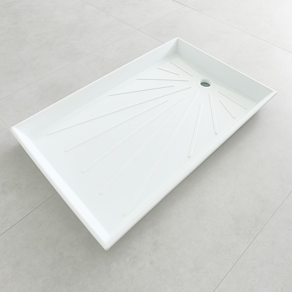 Fidji Shower Tray 153 x 93 cm without Drainage