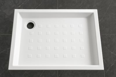 Receiver Novospace offset 90 x 70 cm without drainage