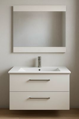 Bathroom Furniture Comete 72 cm with Two Drawers (without Basin)