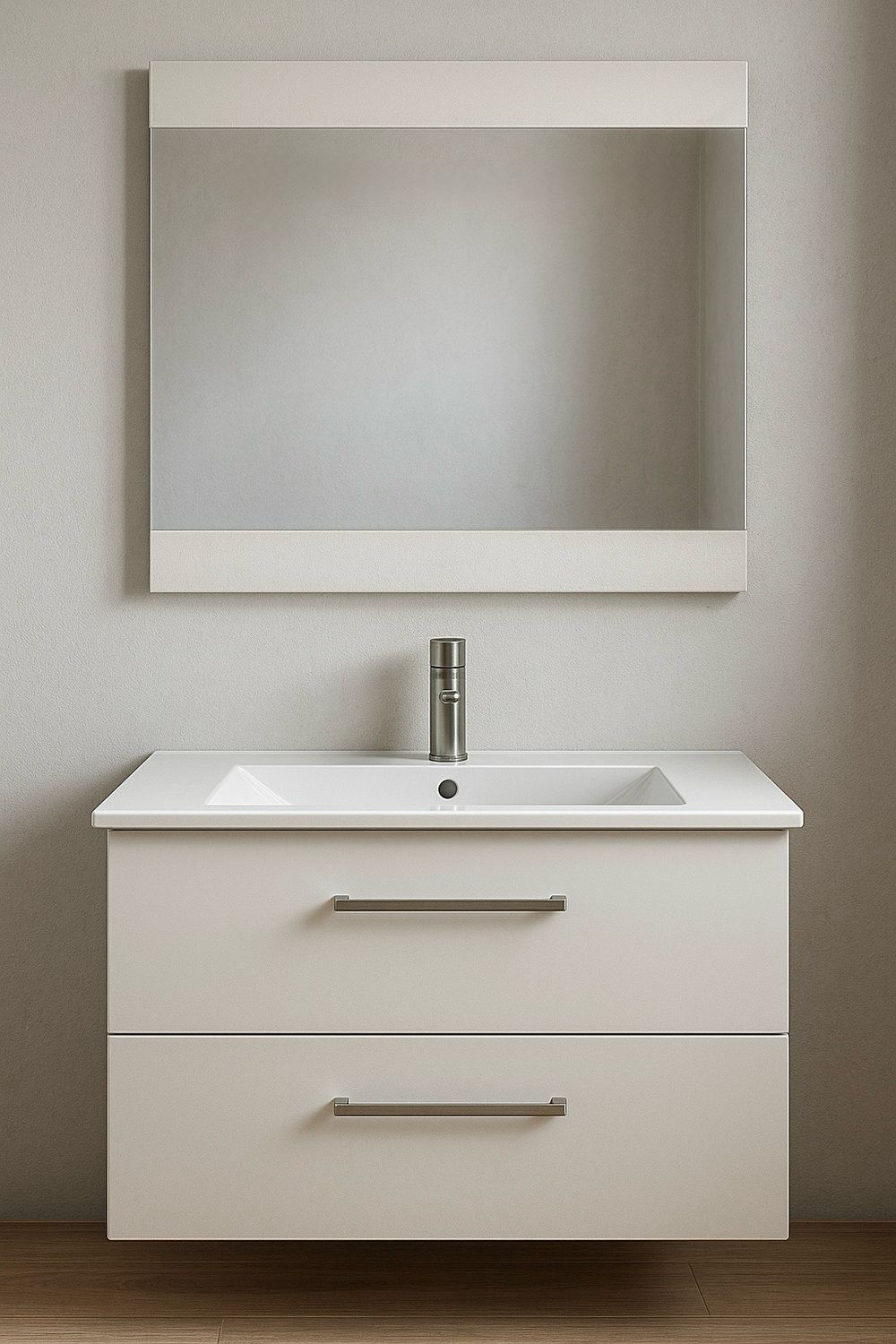Bathroom Furniture Comete 72 cm with Two Drawers (without Basin)