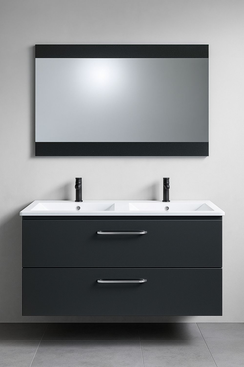 Bathroom Furniture Comete 120 cm with Two Drawers (without Basin)