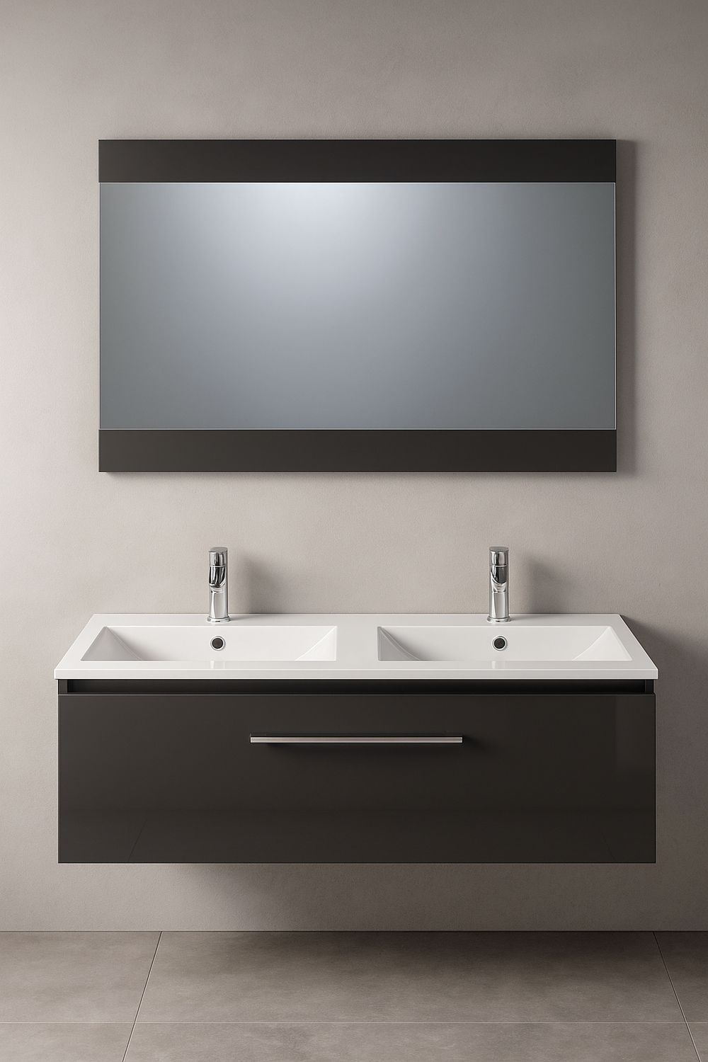 Bathroom Furniture Comete 120 cm with One Drawer (Without Basin)
