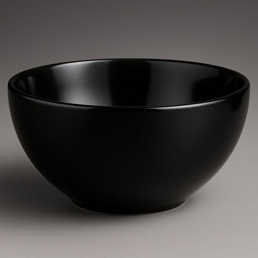 Bol à poser &quot;Invités&quot; 30 cm granité noir