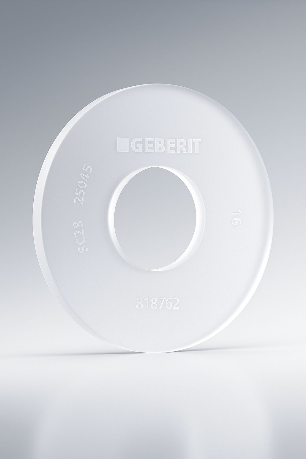 Joint plat Geberit pour cloche (diamètre 52 mm) pour réservoirs à encastrer Alpha 8 cm, Sigma 8 cm et Delta 8 cm