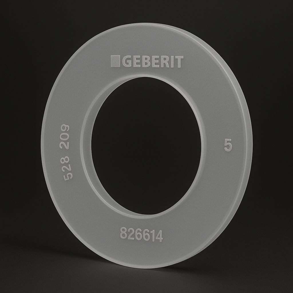 Joint plat Geberit pour mécanisme de chasse type 212, pour réservoir à encastrer Alpha 12 cm - d=52mm, di=23mm