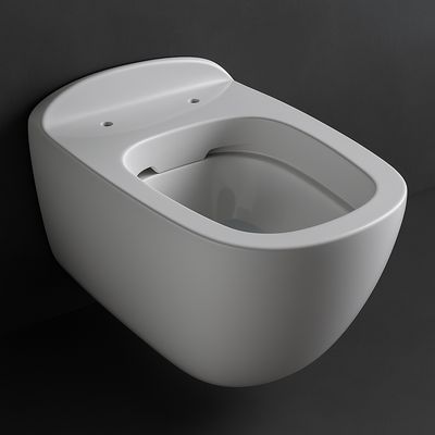 Cuvette suspendue Geberit Citterio carénée Rimfree KeraTect®​ avec fixations cachées ​