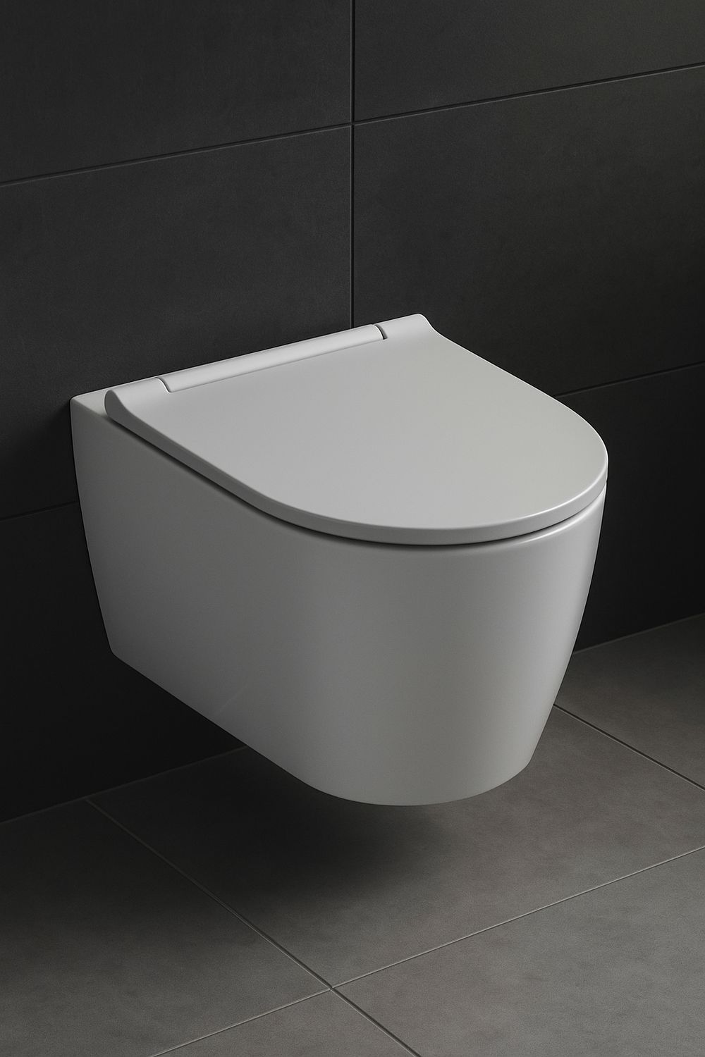 Geberit One Wall-Hung Toilet Pack with TurboFlush, Hidden Fixations, and Detachable Antibacterial Soft-Close Seat in White