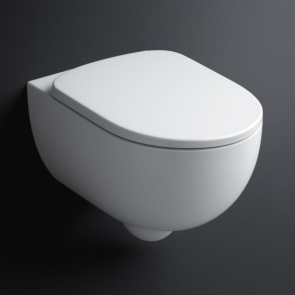 Geberit Selnova Premium Rimfree Wall-Hung Toilet Pack with Hidden Fixings and Removable, Antibacterial Soft-Close Seat