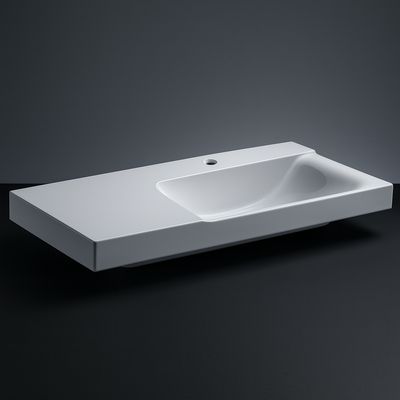 Geberit Xeno² 90 cm Washbasin with Left Storage Space and Tap Hole