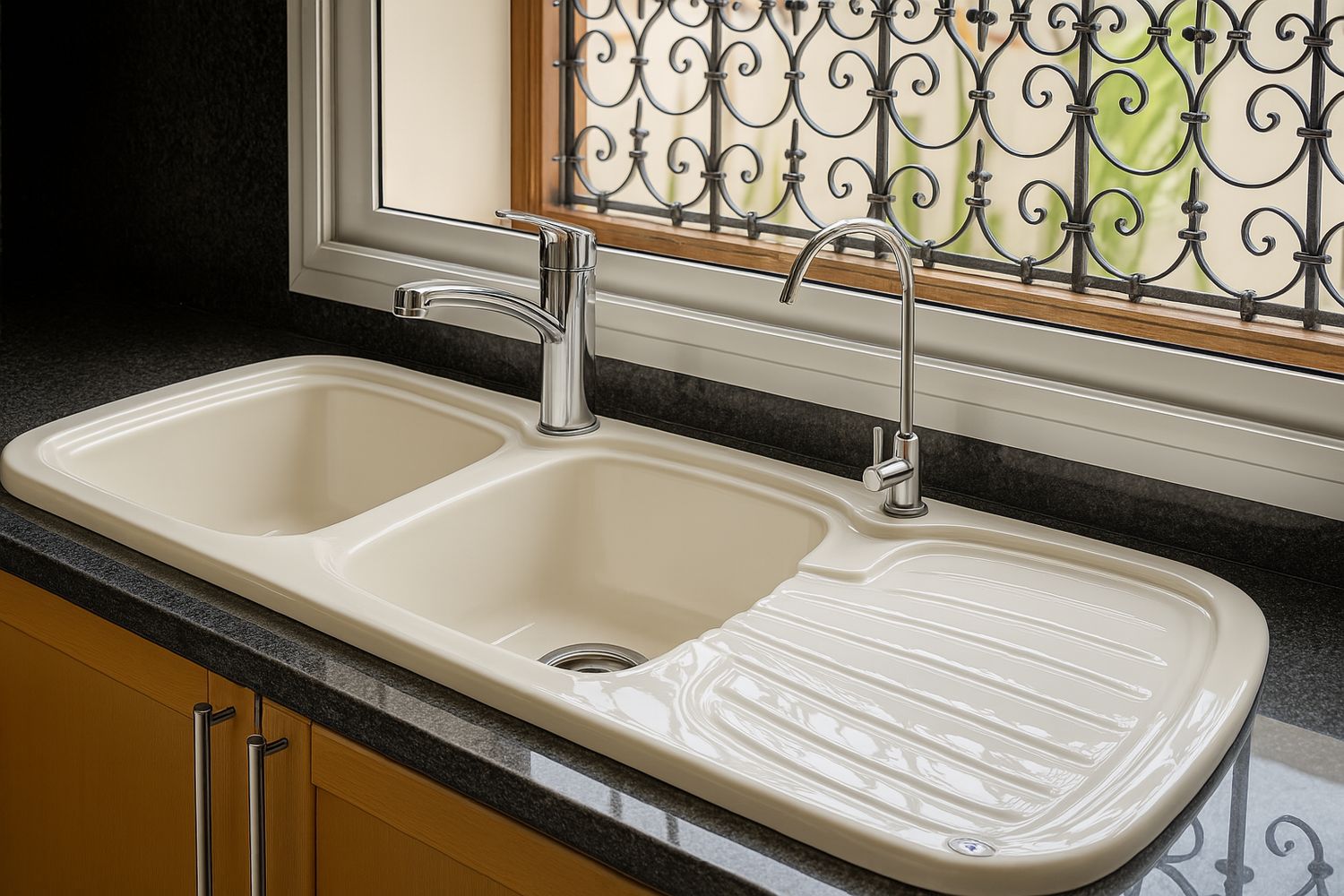 Marmara 116 cm x 50 cm Built-In Kitchen Sink