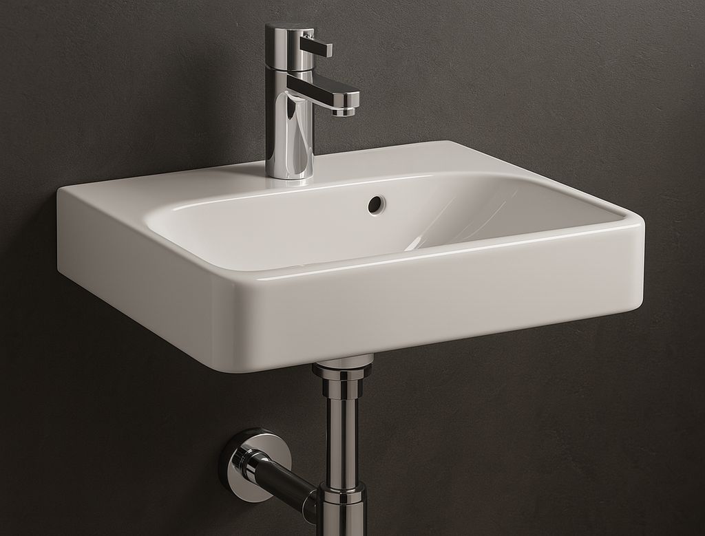 Lave-mains Geberit Smyle Square 45 cm
