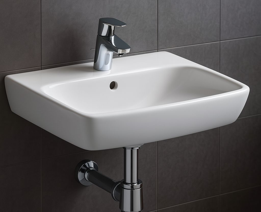 Geberit Selnova / Smyle C Square Washbasin 50 cm