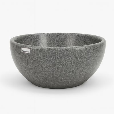 Bol à poser &quot;Invités&quot; 30 cm granité gris