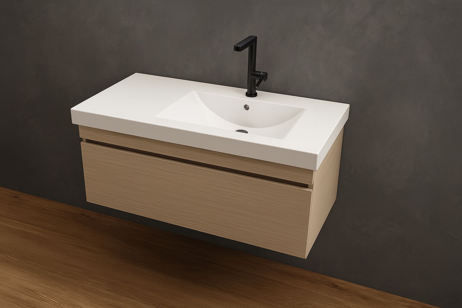 Bathroom Furniture Spazio 100 cm with One Drawer (Without Basin)
