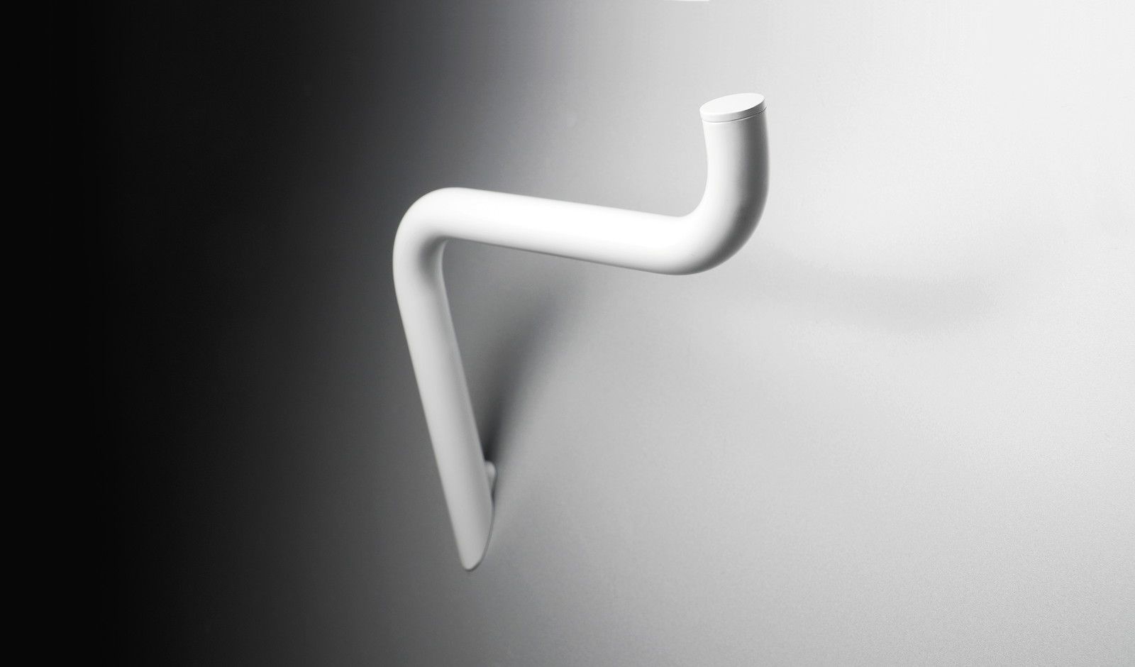 Porte-rouleau Deante Silia en blanc mat - vue 2