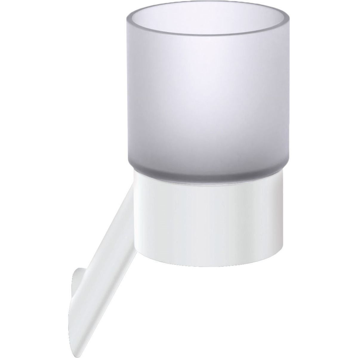 Deante Silia Matte White Toothbrush Holder