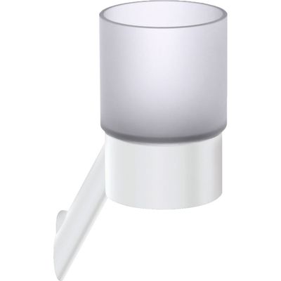 Deante Silia Matte White Toothbrush Holder