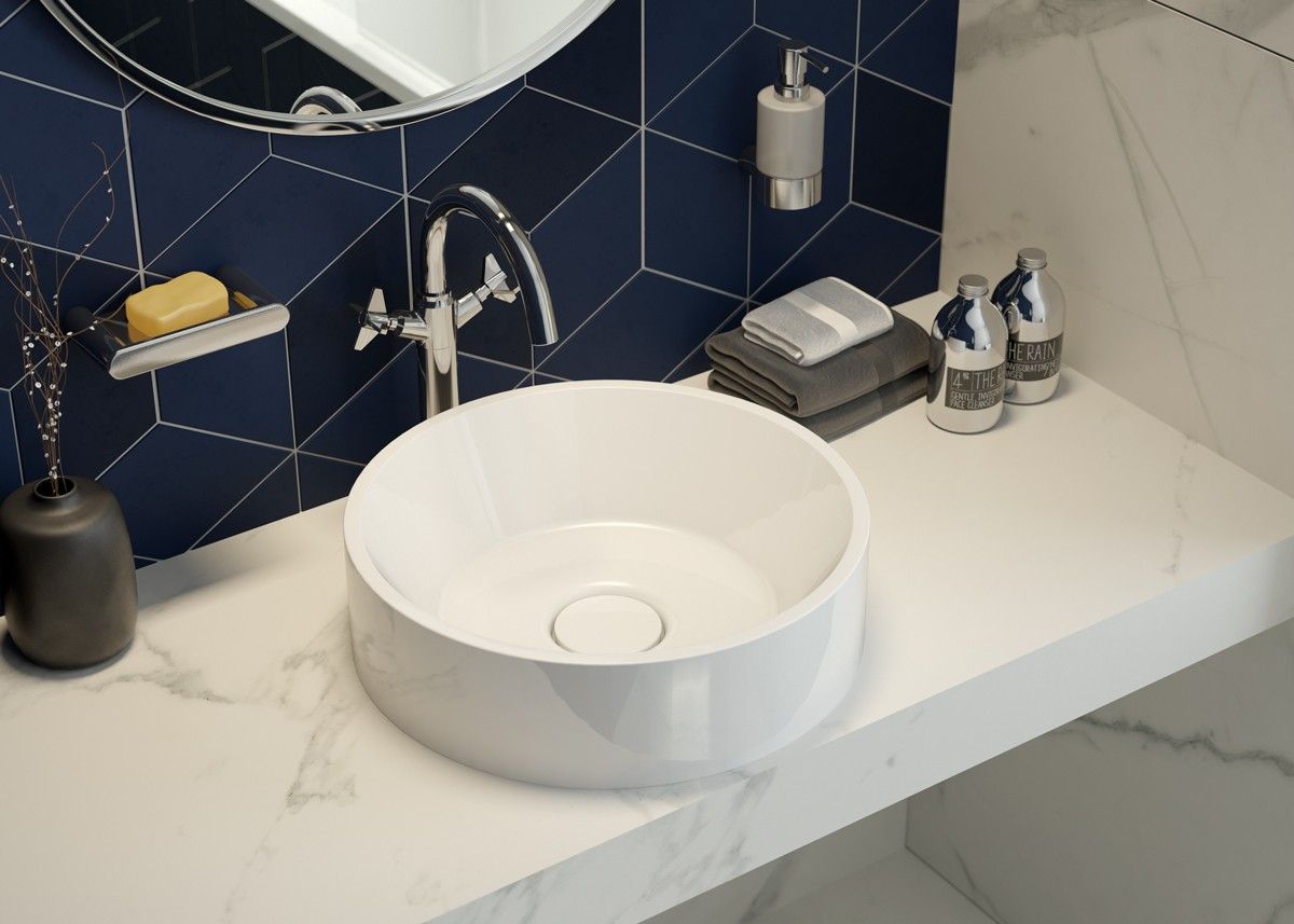 Mélangeur de lavabo rehaussé Deante Temisto 270 sans bonde en chromé — vue 4