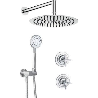 Deante Temisto 250 Chrome Built-in Shower Set