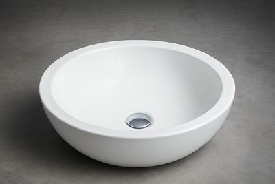 Bol à poser Opera 50 cm en blanc
