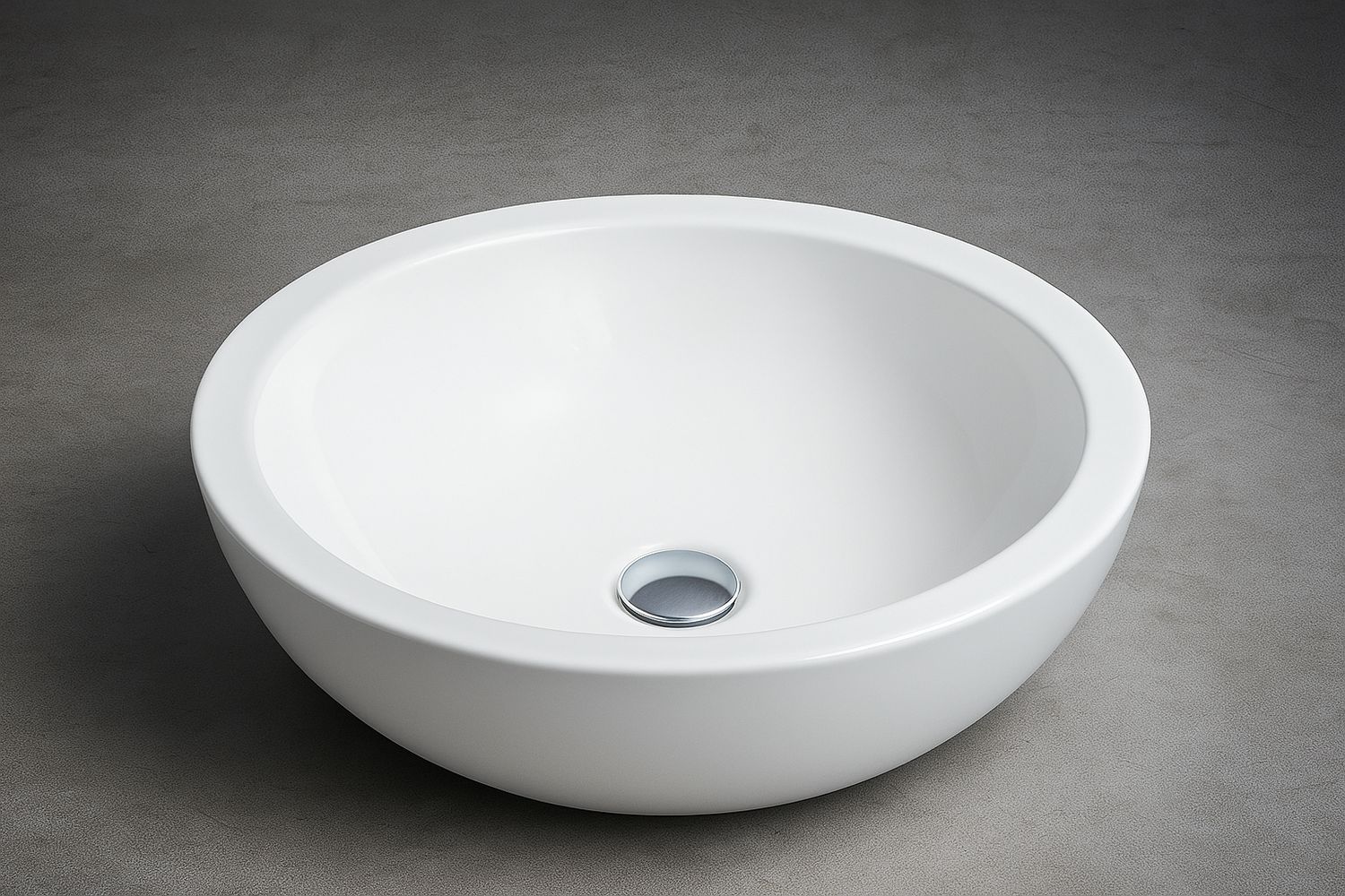 Bol à poser Opera 50 cm en blanc