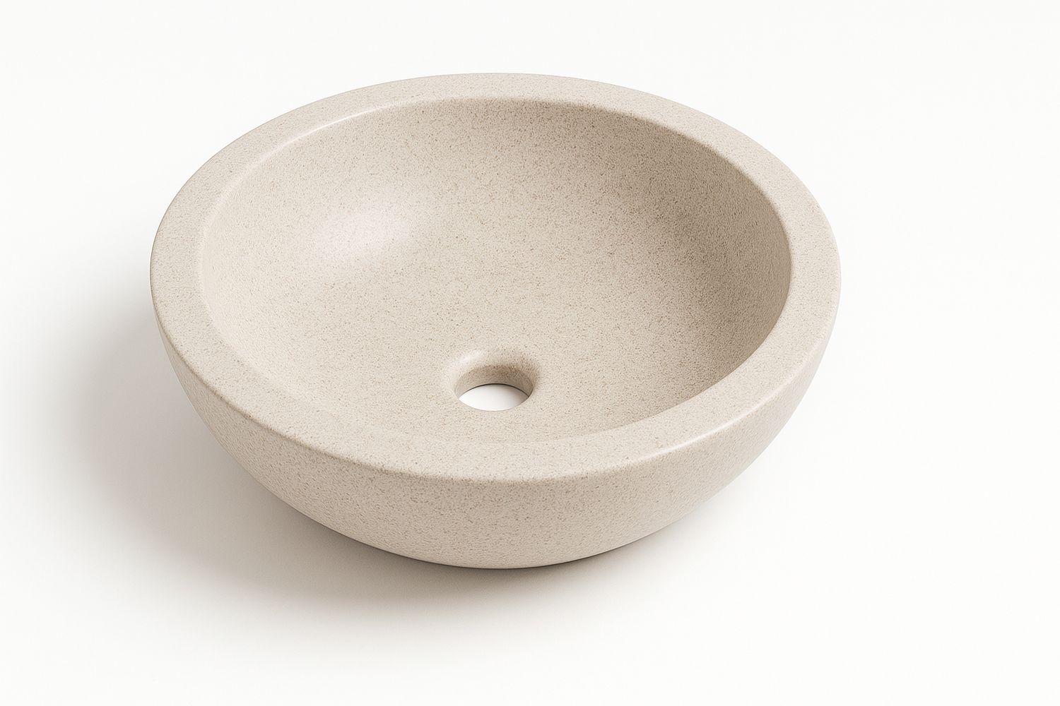 Bol à poser Bolero 44 cm granité corail