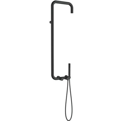 Colonne de douche Deante Silia avec mitigeur de douche en noir mat