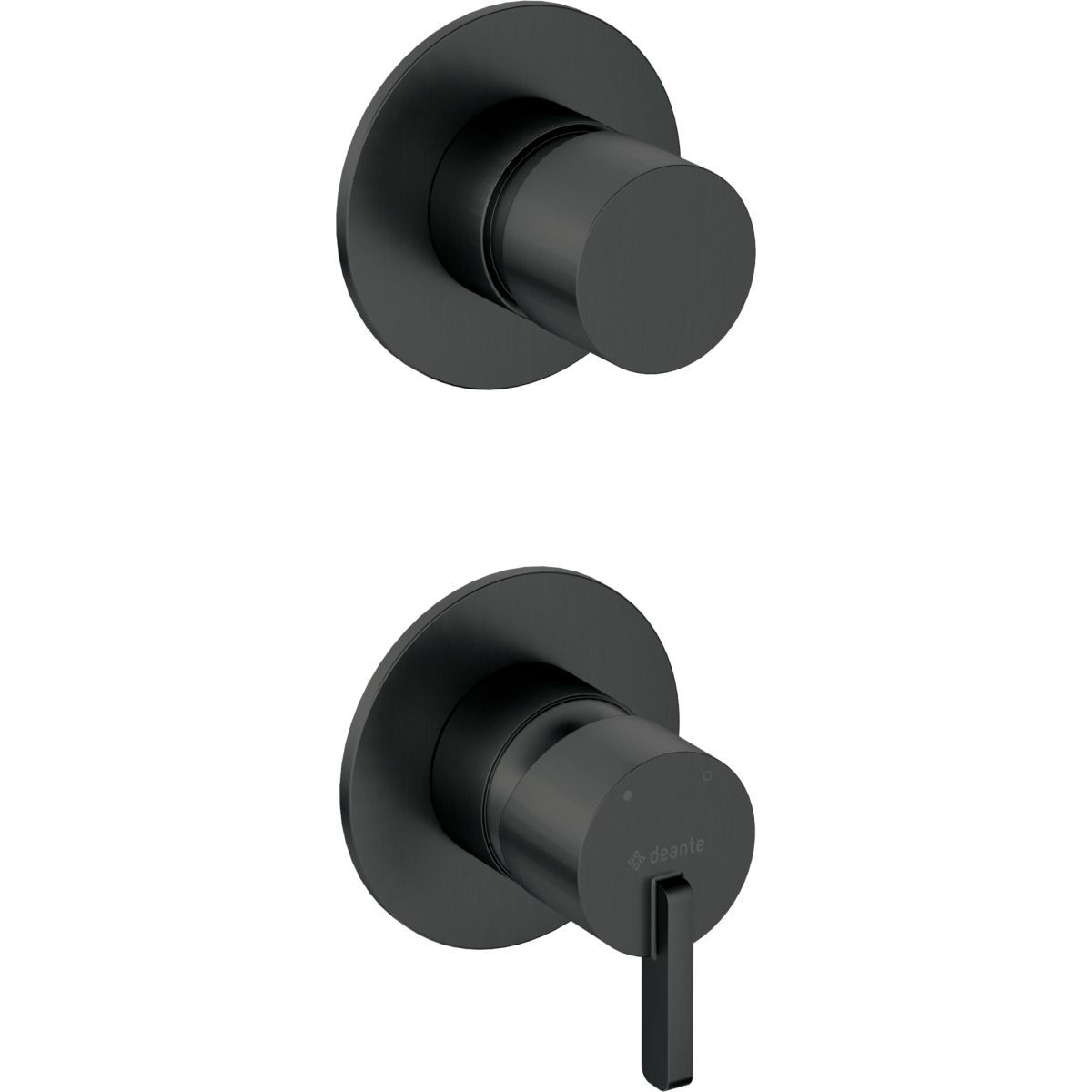 Deante Silia Concealed Shower Mixer with Matte Black Shower Switch