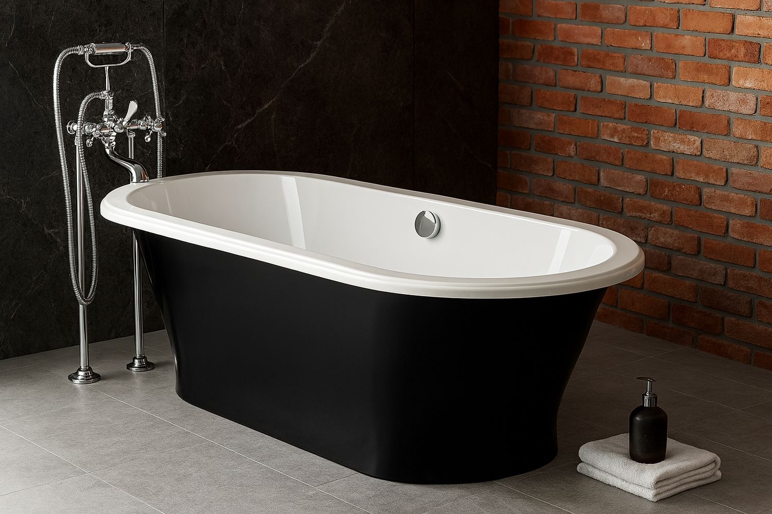 Dolce Two-Tone Bathtub 177 x 82 cm