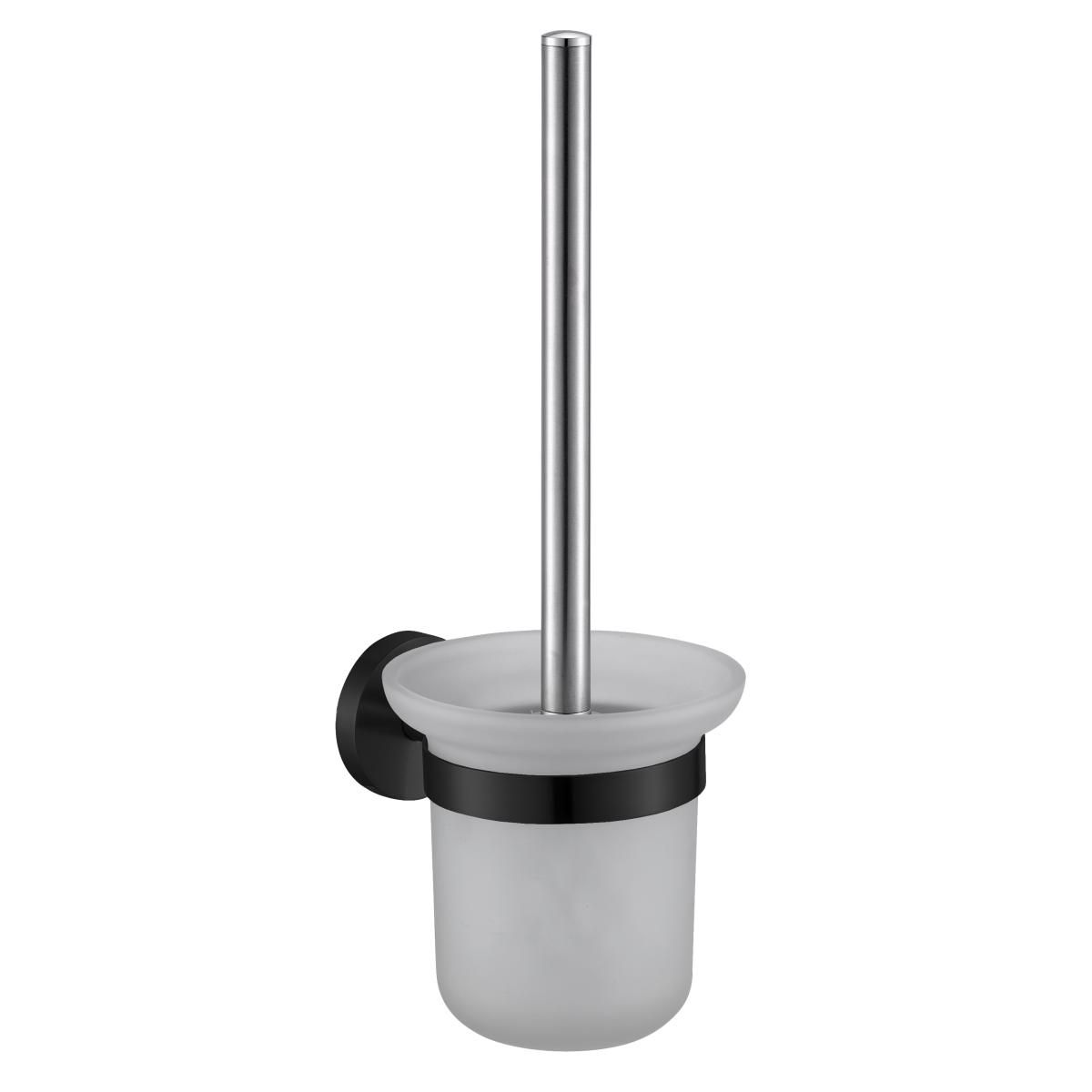 Nofer Niza Matte Black Toilet Brush Holder