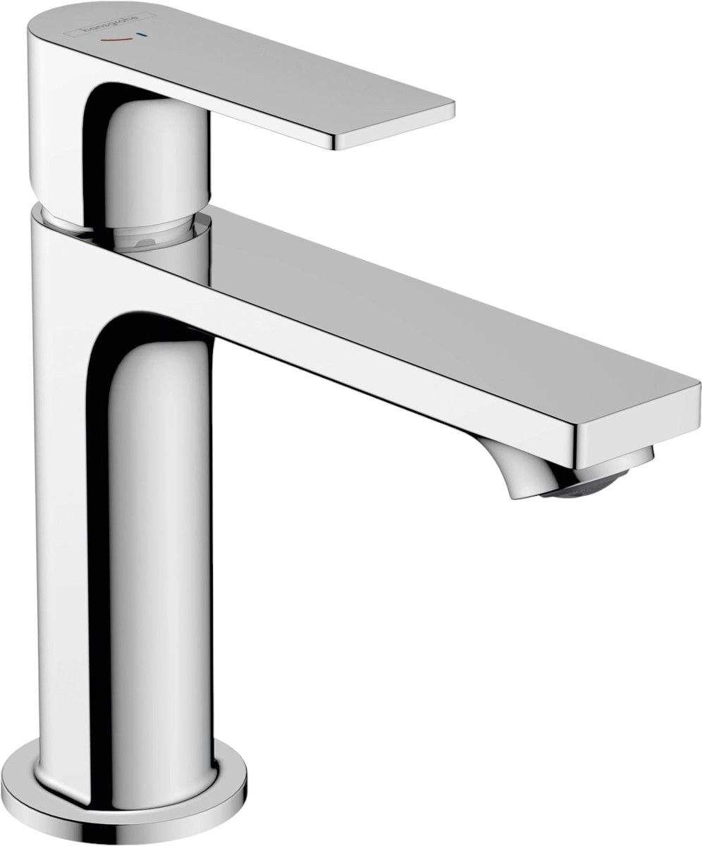 Mitigeur de lavabo Hansgrohe Rebris E 110 CoolStart avec tirette et vidage