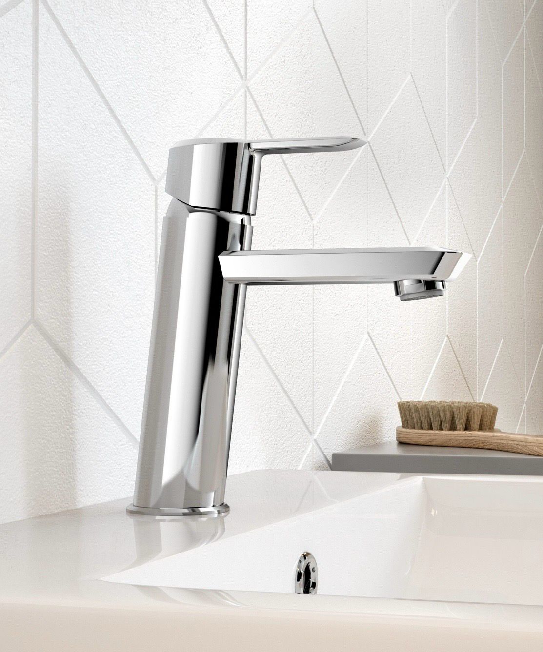 Deante Arnika 100 Chrome Basin Mixer