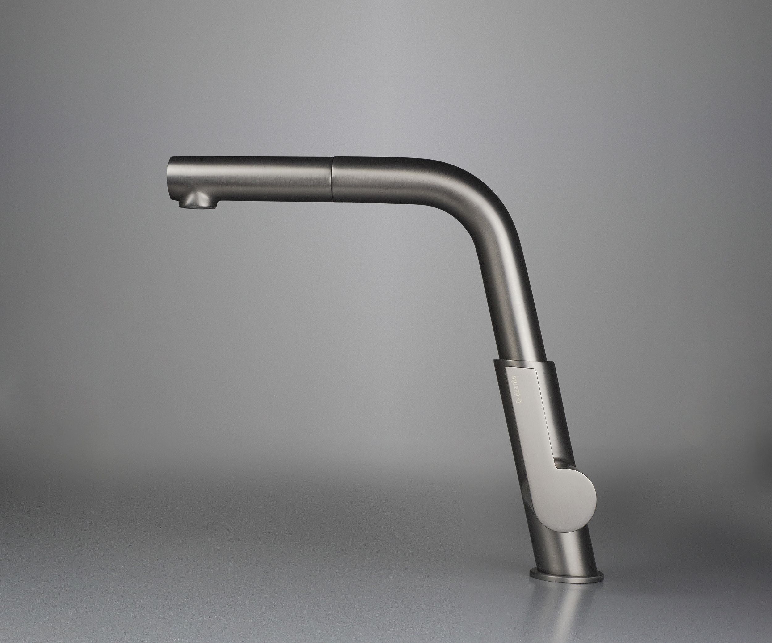 Mitigeur de cuisine Deante Silia avec douchette extractible en titane - vue 2
