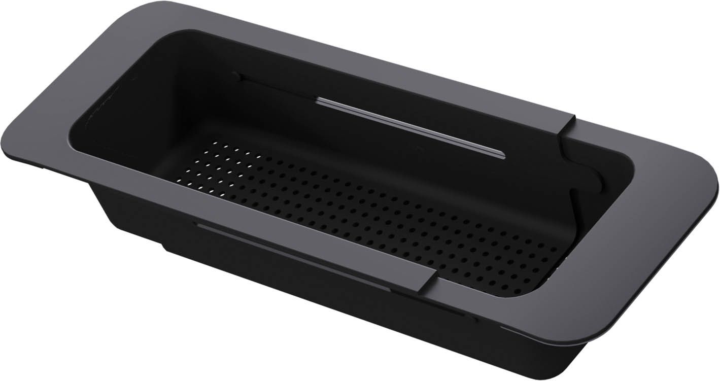Deante Extendable Basket for Kitchen Sink in Matte Black