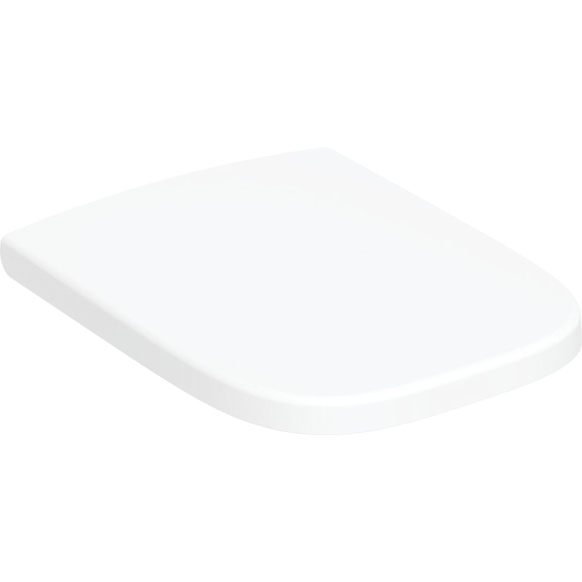 Abattant antibactérien WC Geberit Selnova premium square à abaissement standard