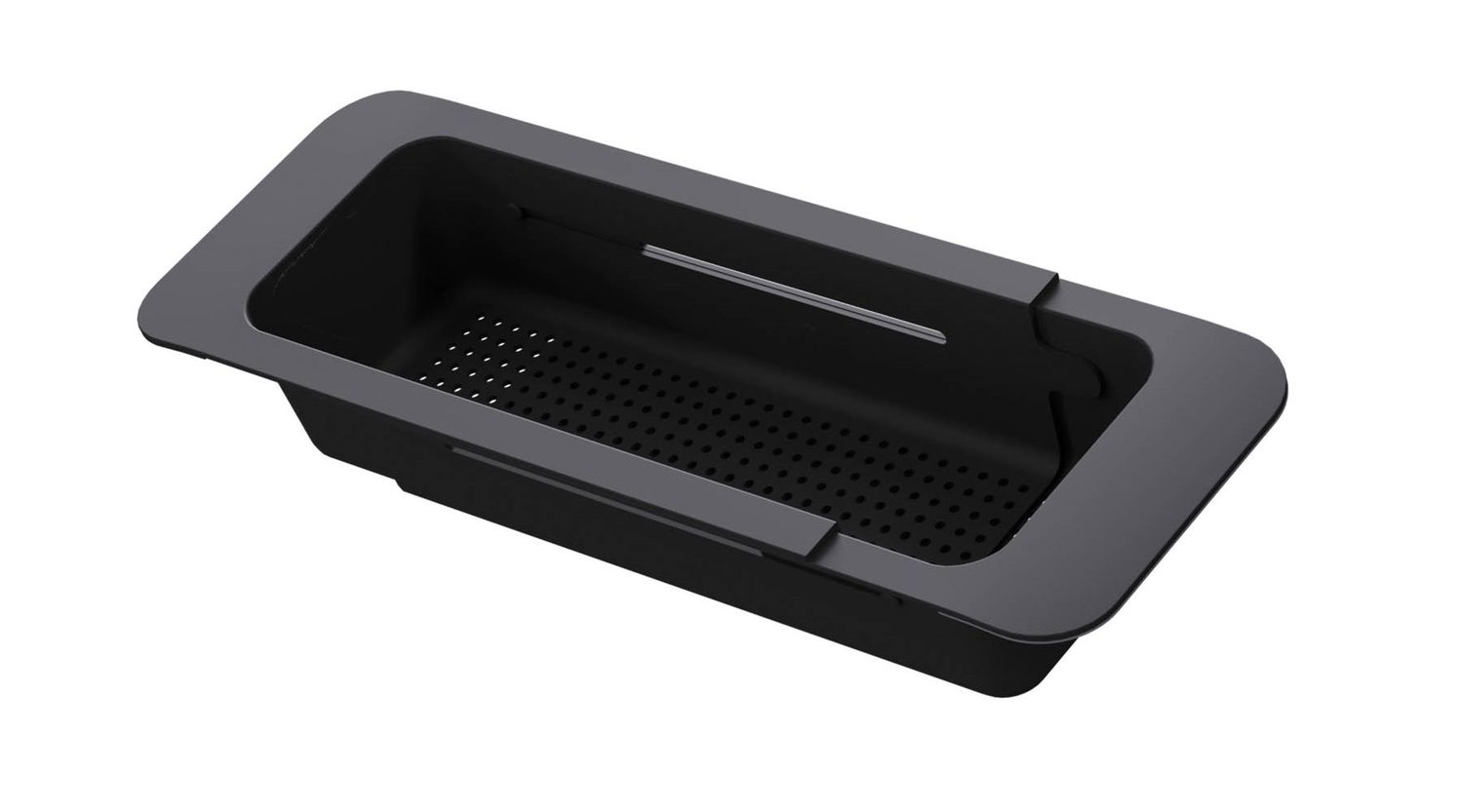 Deante Extendable Basket for Kitchen Sink in Matte Black