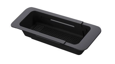 Deante Extendable Basket for Kitchen Sink in Matte Black