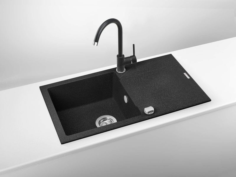 Éviers de cuisine simple bac avec égouttoir