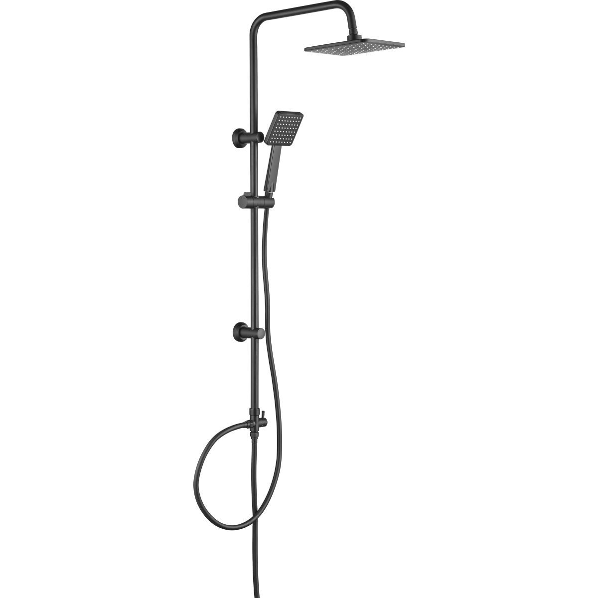 Deante Boro 200 Matte Black Shower Column