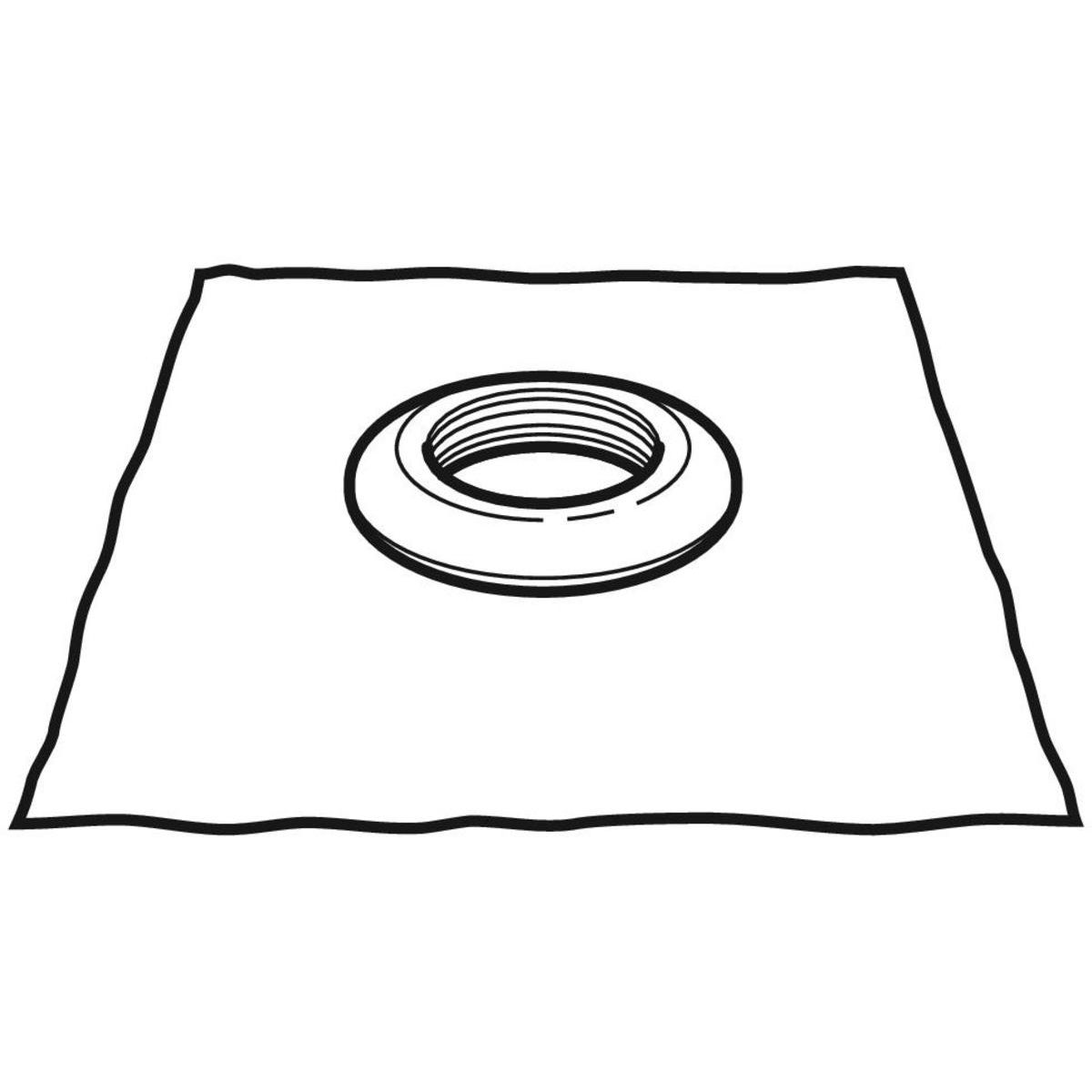 Isolation contre l’humidité Geberit avec feuille d’étanchéité Sarnafil® PVC — vue 3