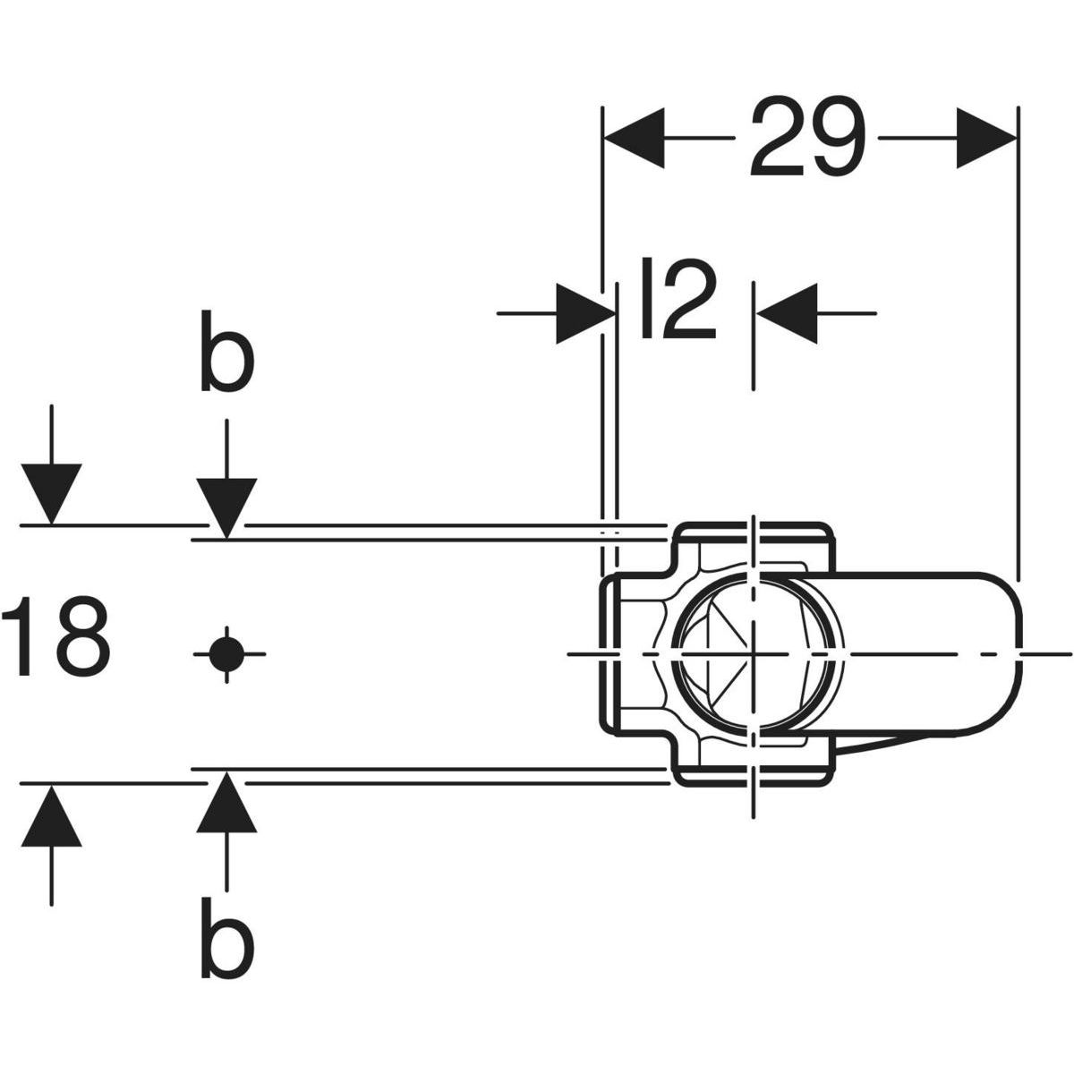 Culotte Geberit PE Sovent : d=110mm, d1=75mm — vue 3