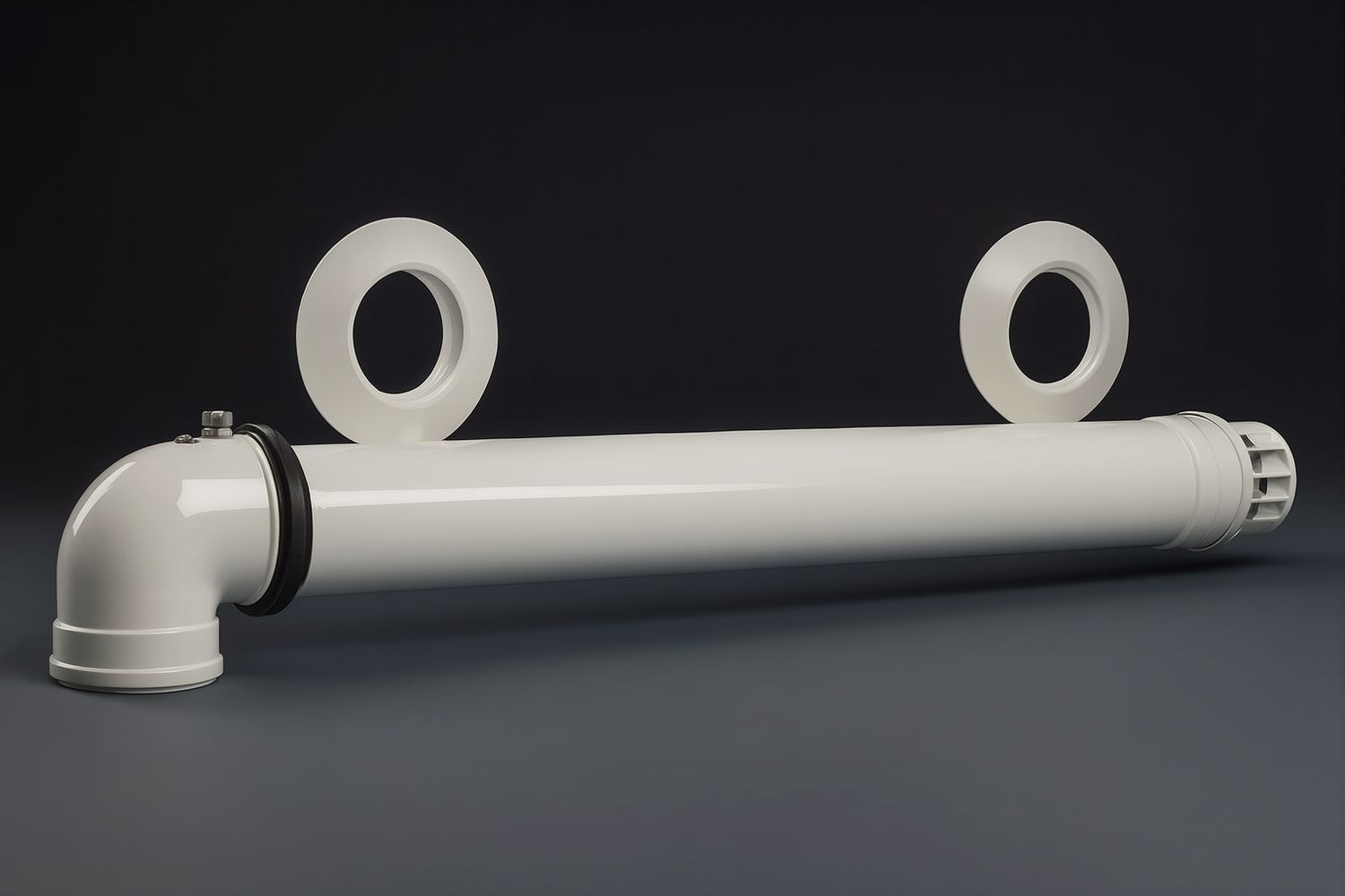 Kit d'évacuation des fumées coaxiales 60/100 Chaffoteaux pour chaudières 3318073