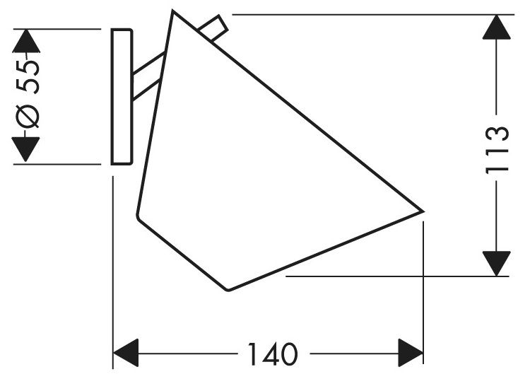 Porte savon Axor Starck circulaire — vue 2