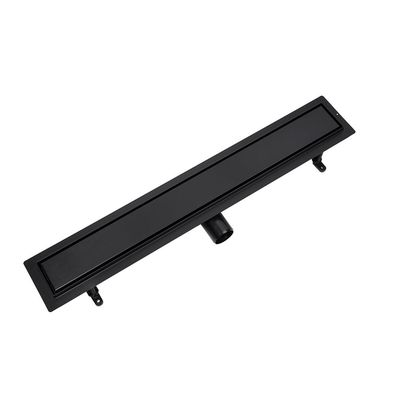 Vogi Drain Linear ABS Duo 70 cm Matte Black Shower Channel - Flow Rate 56 L/min