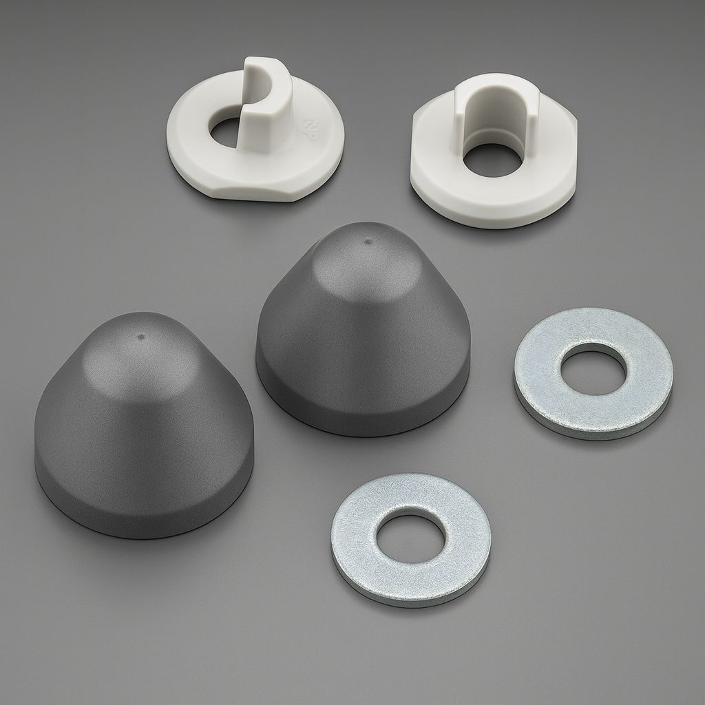 Geberit bolt cover set for M8 threaded rod (2 pcs.)