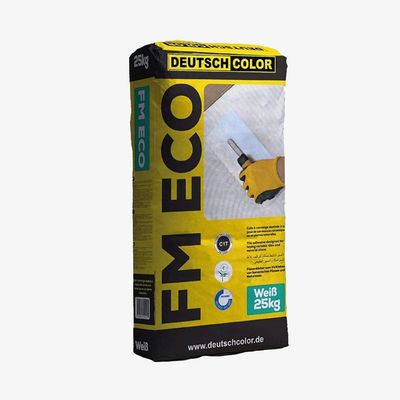 FM ECO White DeutschColor Cement Adhesive 25 kg – Economical Tile and Faience Adhesive