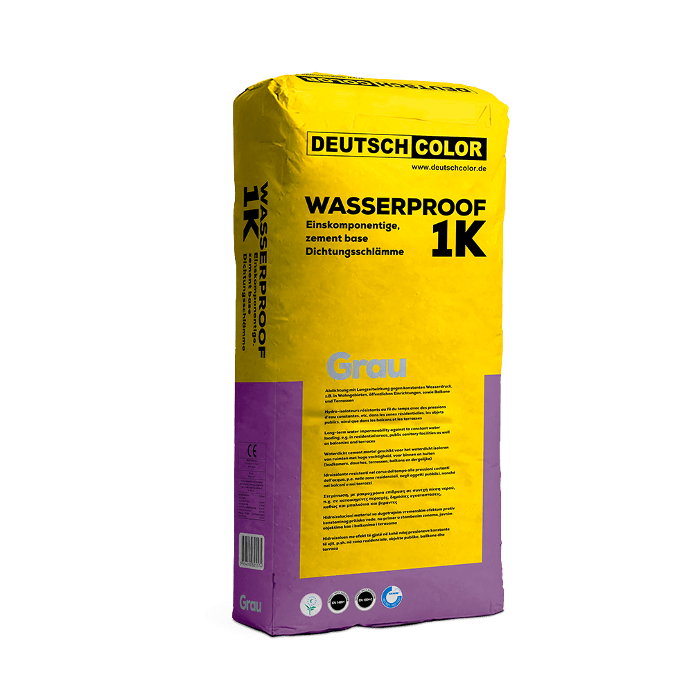 Wasserproof 1K DeutschColor – étanchéité monocomposant