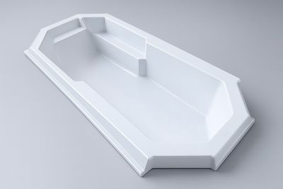 Bathtub Pasha 180 x 80 cm with integrated headrest