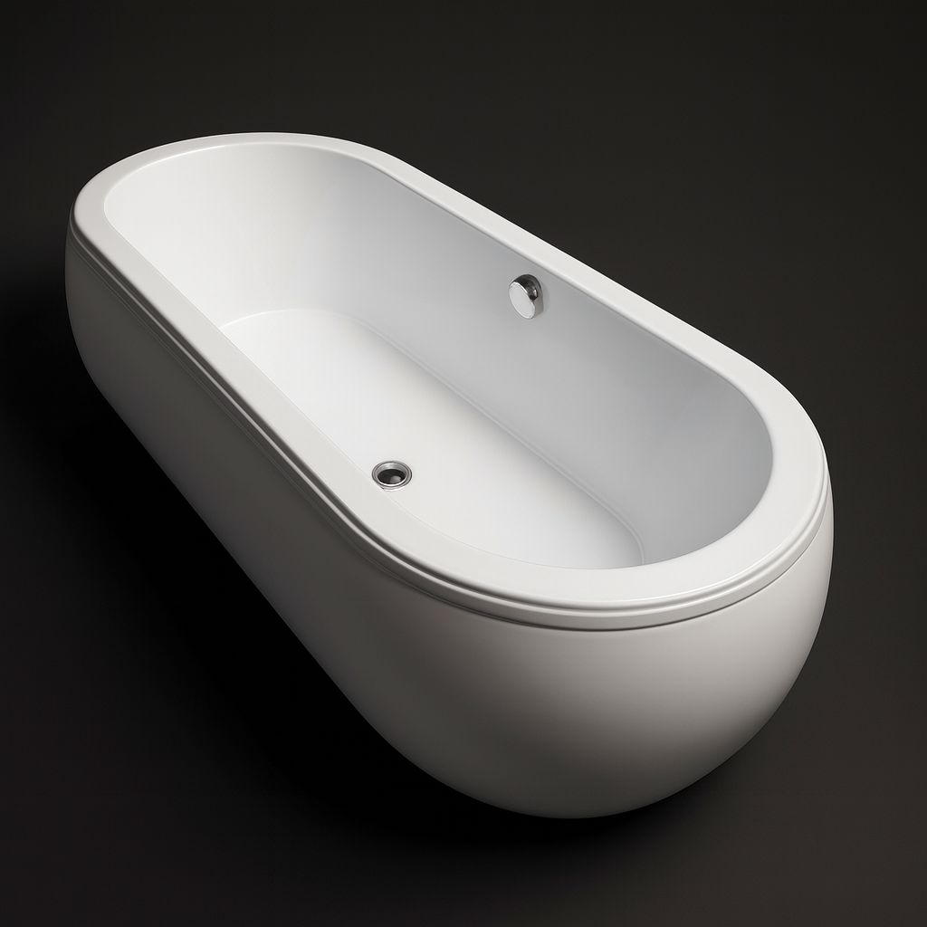 Decorative Bathtub 177 x 82 cm