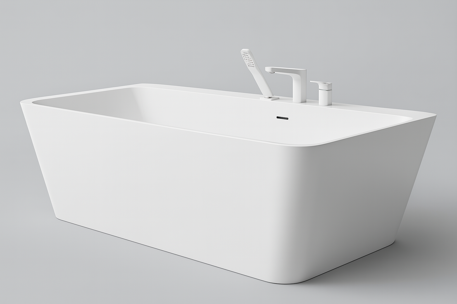 Baignoire rectangulaire en acrylique Deante Hiacynt PureOne - 170 x 80 cm - vue 3